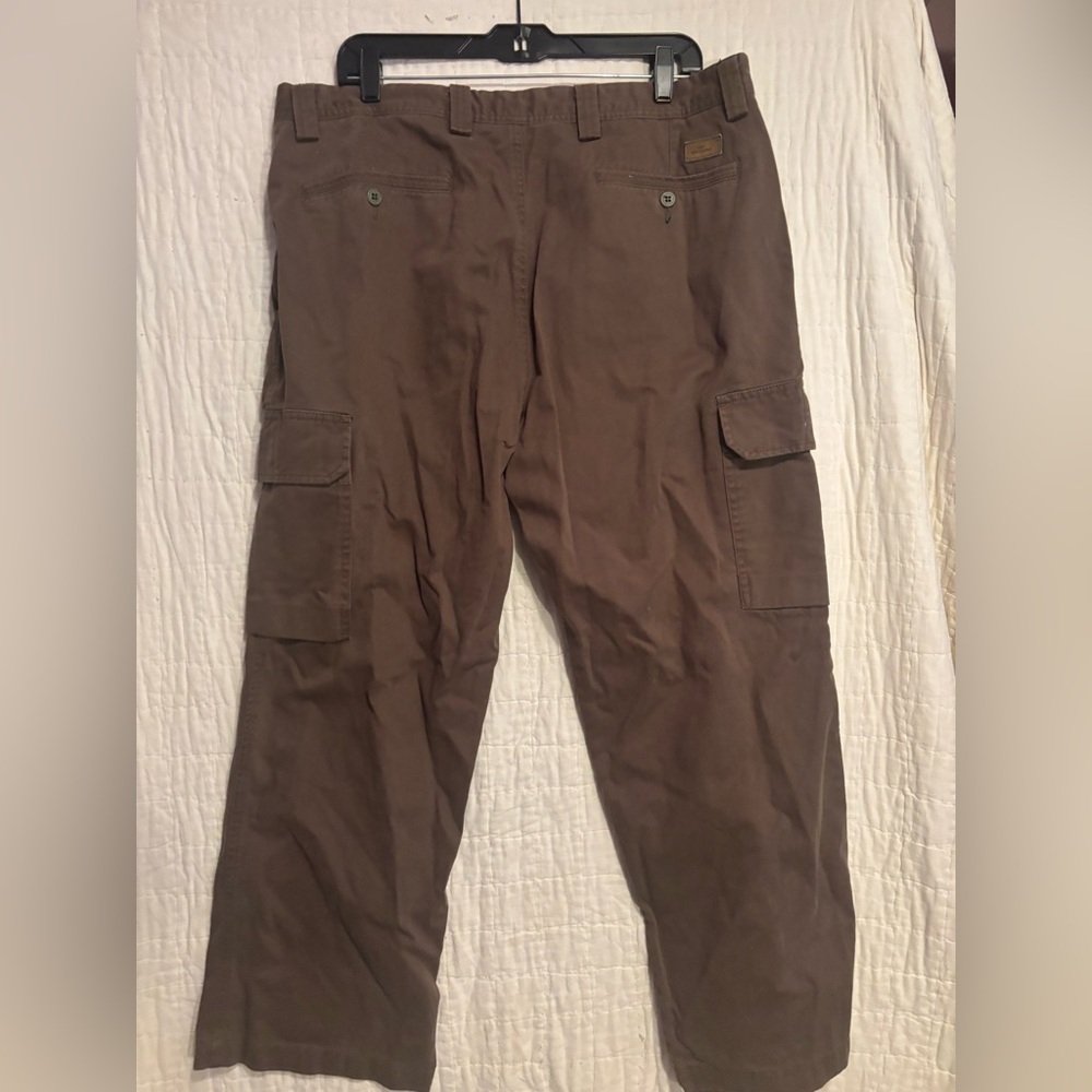 Dockers Brown Cargo Pants Straight Leg Utility